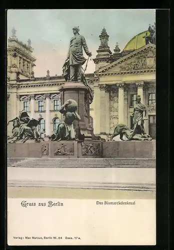 AK Berlin, Das Bismarckdenkmal