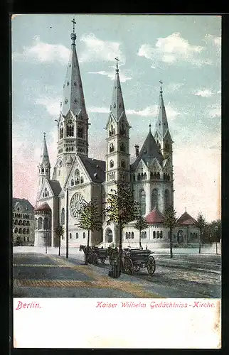 AK Berlin-Charlottenburg, Kaiser Wilhelm Gedächtnis-Kirche