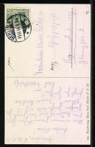 AK Berlin-Spandau, Partie an der Steinernen Brücke