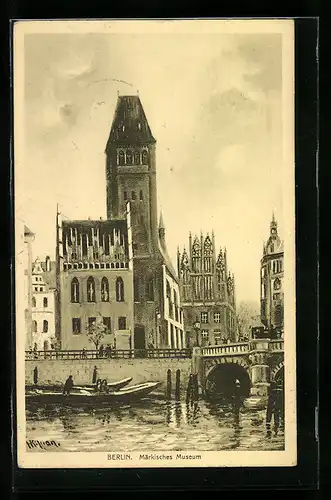 Künstler-AK Berlin, Märkisches Museum