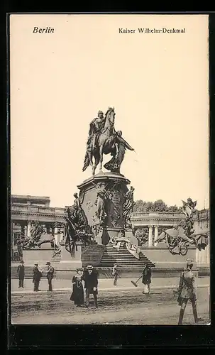 AK Berlin, Kaiser Wilhelm-Denkmal