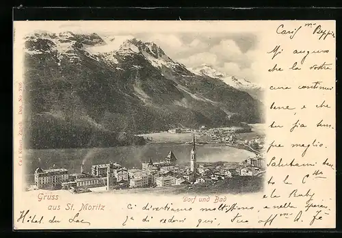 AK St. Moritz, Dorf und Bad