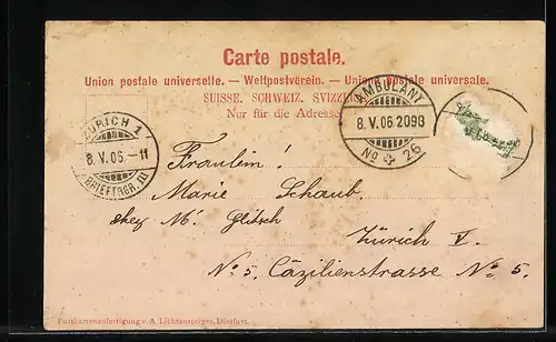 AK Quarten a. Wallensee, Ortsansicht mit Aloiergruppe