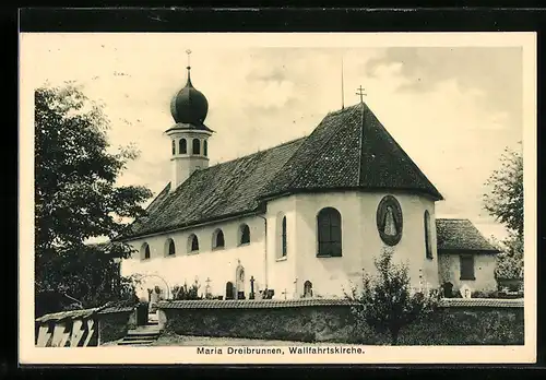 AK Maria Dreibrunnen, Wallfahrtskirche