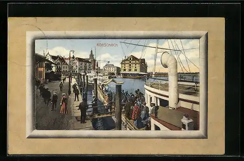 AK Rorschach, Hafen, Passepartout