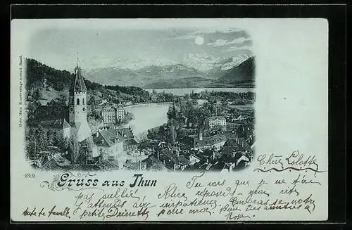 Mondschein-AK Thun, Panorama