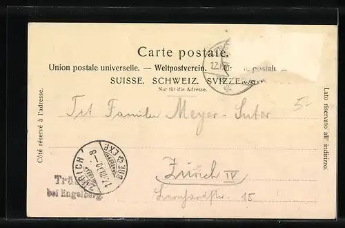 AK Engelberg, Hotel Trübsee mit Titlis