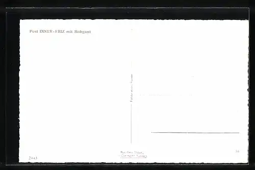 AK Inner-Eriz, Post mit Hohgant