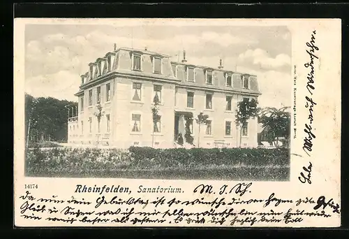 AK Rheinfelden, Sanatorium