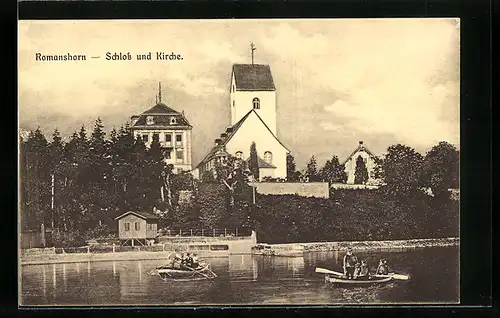AK Romanshorn, Schloss und Kirche