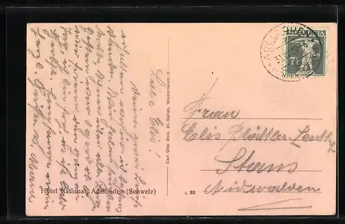 AK Adelboden, Hotel National