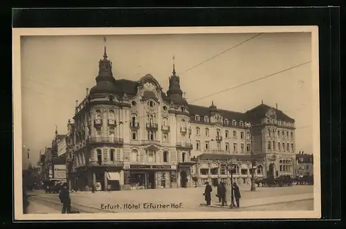AK Erfurt, Hotel Erfurter Hof