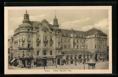 AK Erfurt, Hotel Erfurter Hof