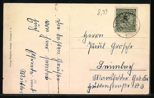 AK Usingen i. T., Lehrerseminar mit Gruppe, Hof und Eingang