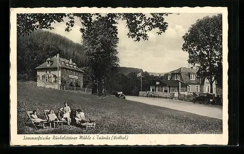 AK Usingen i. Taunus, Gasthaus Pension zur Runkelsteiner Mühle