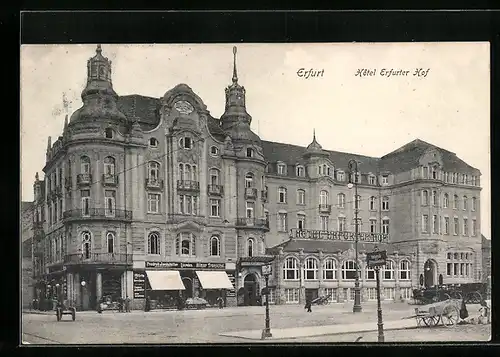AK Erfurt, Hotel Erfurter Hof