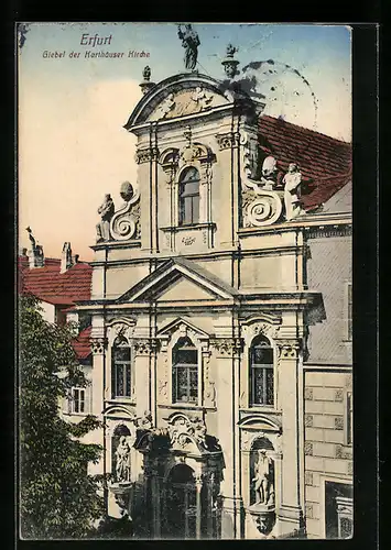 AK Erfurt, Giebel der Karthäuser Kirche