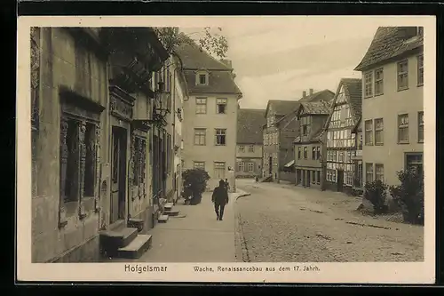 AK Hofgeismar, Wache, Renaissancebau aus dem 17. Jahrhundert