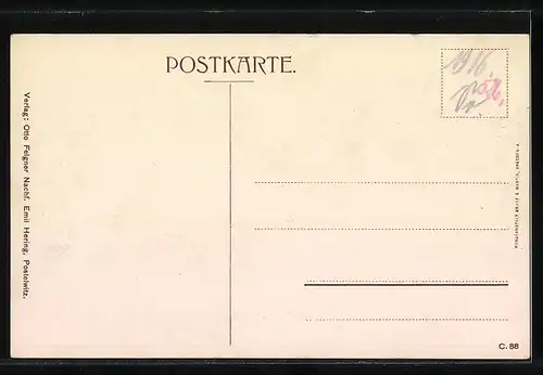AK Postelwitz, Gasthof Postelwitz von Otto Felgner