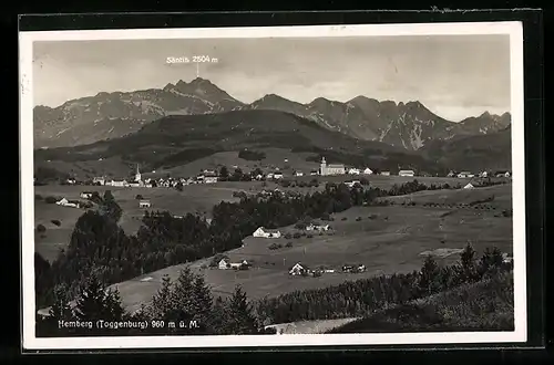 AK Hemberg, Gesamtansicht mit Säntis