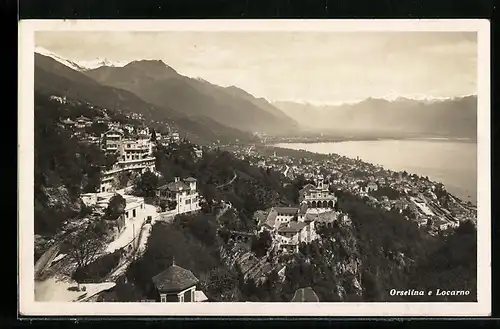 AK Orselina, e Locarno, Panorama