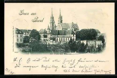 AK Basel, Die Pfalz mit Münster