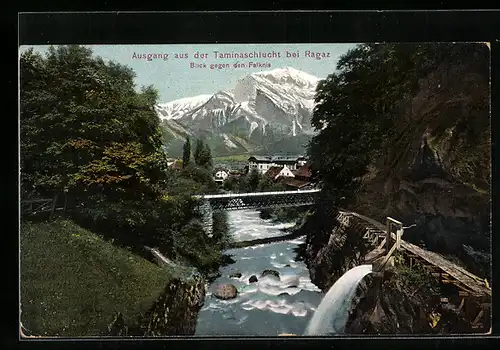 AK Ragaz, Ausgang aus der Taminaschlucht
