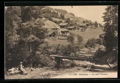 AK Champéry, Vue générale