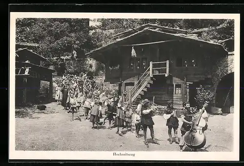 AK Interlaken, Tell-Freilicht-Spiele, Hochzeitszug