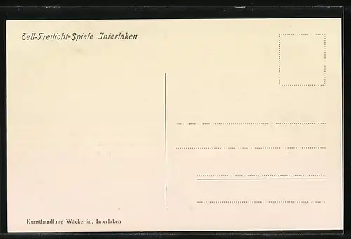 AK Interlaken, Tell-Freilicht-Spiele, Hochzeitszug