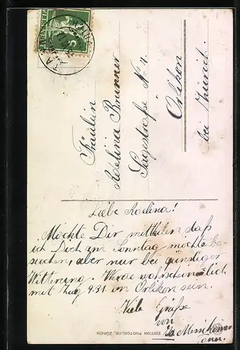 AK Solothurn, Partie vor einer Einsiedelei