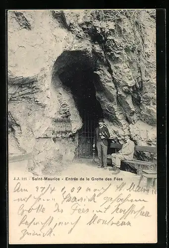 AK Saint-Maurice, Entree de le Grotte des Fees