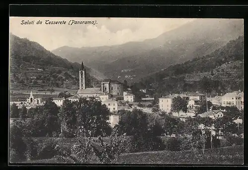 AK Tesserete, Panorama aus der Vogelschau