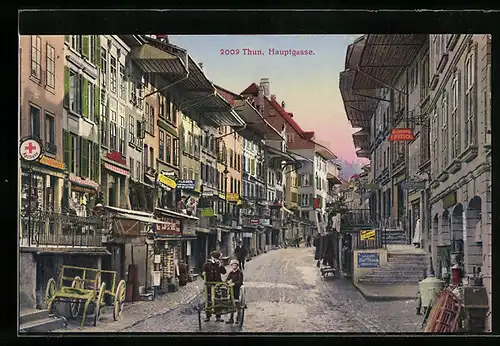 AK Thun, Geschäfte an der Hauptgasse