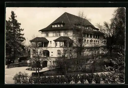 AK Rorschach /Bodensee, Grosses Gebäude mit Anlage