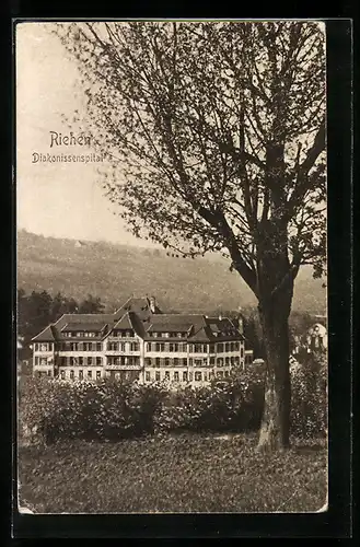 AK Riehen, Blick zum Diakonissenspital