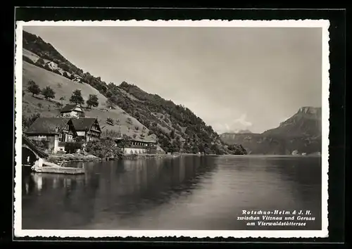AK Gersau, Rotschuo-Heim & J.H. am Vierwaldstättersee