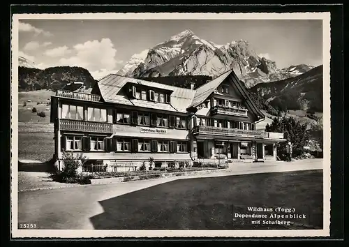 AK Wildhaus, Dependance Alpenblick mit Schafberg