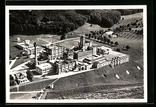 AK Rheinfelden, Brauerei Feldschlösschen aus der Vogelschau