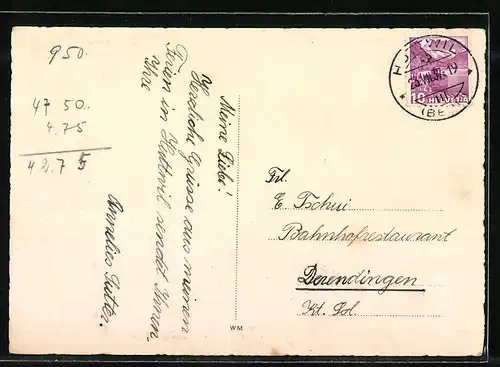 AK Huttwil, Gesamtansicht des Ortes