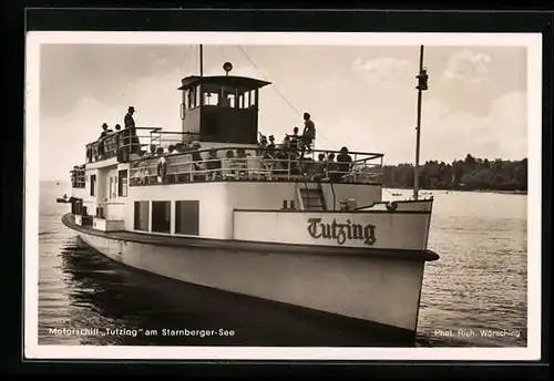 AK Motorschiff Tutzing am Starnberger See