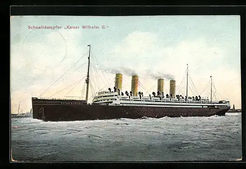 AK Schnelldampfer Kaiser Wilhelm II.