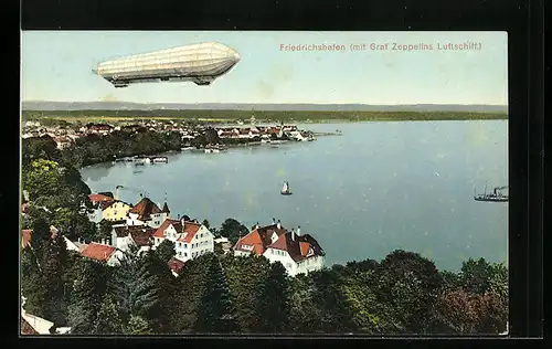 AK Friedrichshafen a. B., Luftschiff des Grafen Zeppelin