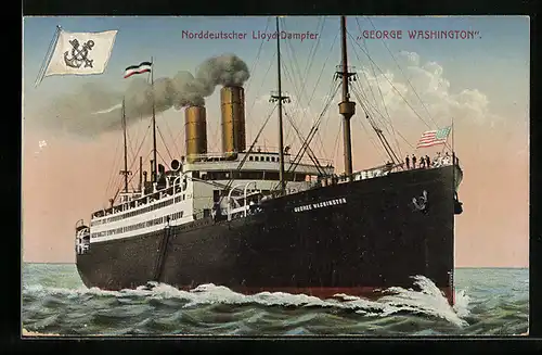 AK Passagierschiff George Washington