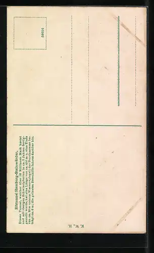 AK Passagierschiff Cap Finisterre über dem Elbtunnel und Passanten im Elbtunnel