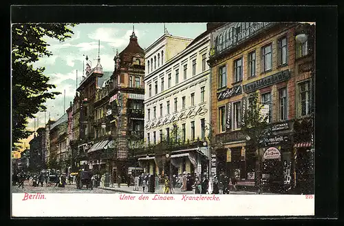 AK Berlin, Unter den Linden, Kranzlerecke