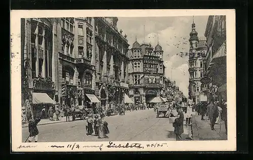 AK Berlin, Friedrichstrasse mit Panopticum