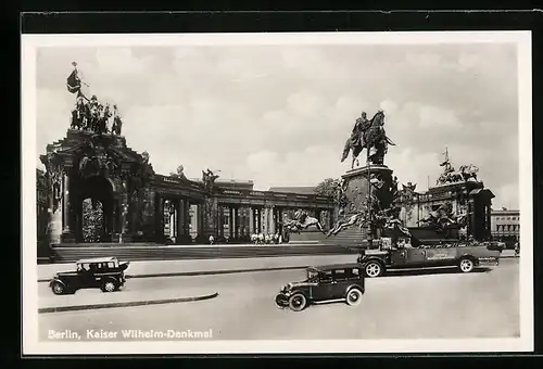 AK Berlin, Kaiser Wilhelm-Denkmal