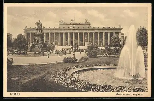 AK Berlin, Museum und Lustgarten