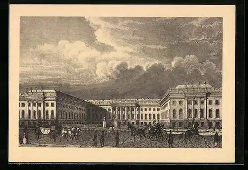 Künstler-AK Berlin, Universität errichtet im Jahre 1809